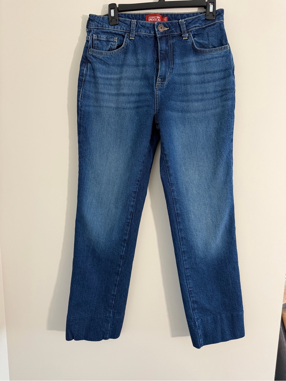 Johnny Was Sasson Jeans Womens 29 Blue Tencel Straight Denim Y2K Boho
